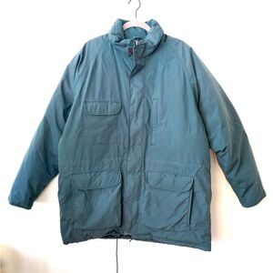 Vintage Eddie Bauer Mens Green Gore-Tex Down Insulated Parka Jacket Size XL
